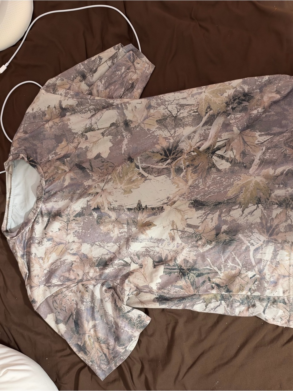 Short Sleeve Crewneck Shirt in Dusty Camo